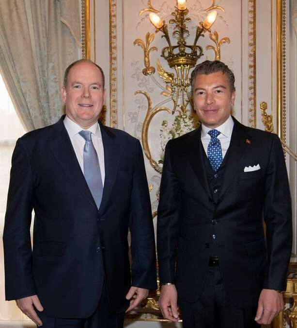 L’Ambassadeur Dario Item présente les lettres de créance au Prince Albert II de Monaco